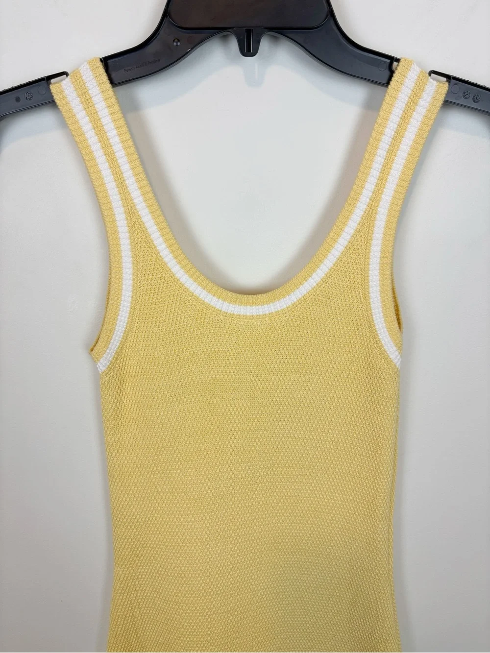 ALO Yoga Tennis Club Sweater Knit Dress in Yellow